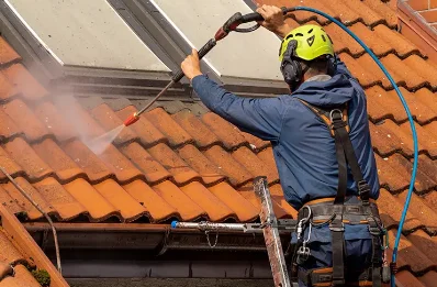 Démoussage et hydrofuge de toiture à Montusclat